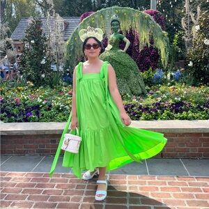 Christopher John Rogers Target green dress with bows